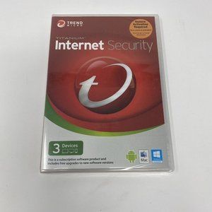 Trend Micro Titanium Internet Security 3 Devices Apple‎ Windows Android 2013-NEW
